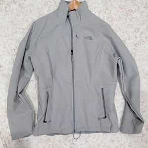 The North Face Women's Light Gray Softshell Utility Jacket